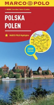 Marco Polo Mapa Samochodowa Polska 1:800 000 Zoom