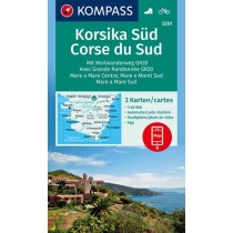 KOMPASS Korsika SUD mapa - Korsyka południowa 2018