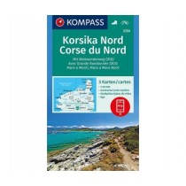 KOMPASS Korsika Nord mapa - Korsyka północna 2018
